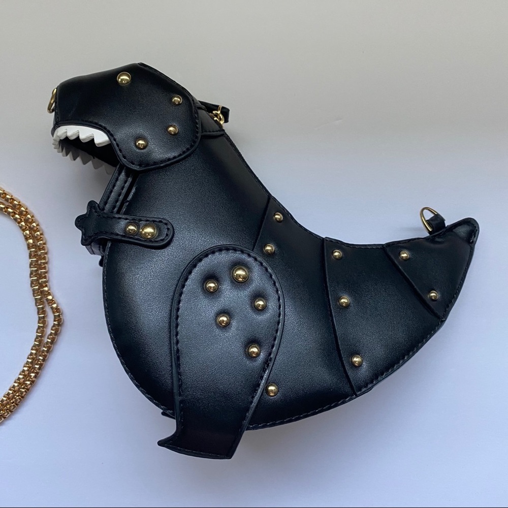 Black T-Rex Mini Crossbody Bag - Picture 4 of 7